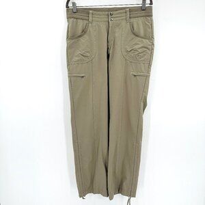 KUHL Womens Tan Durango Outdoor Lightweight Hiking Convertible 6 Stretch Pants
